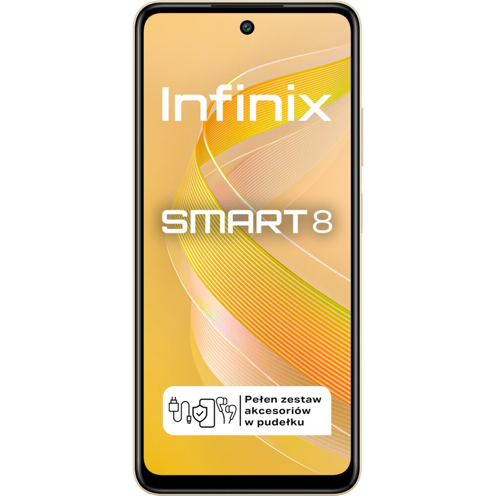 Smartfon INFINIX Smart 8 3/64GB 6.6" 90Hz Złoty