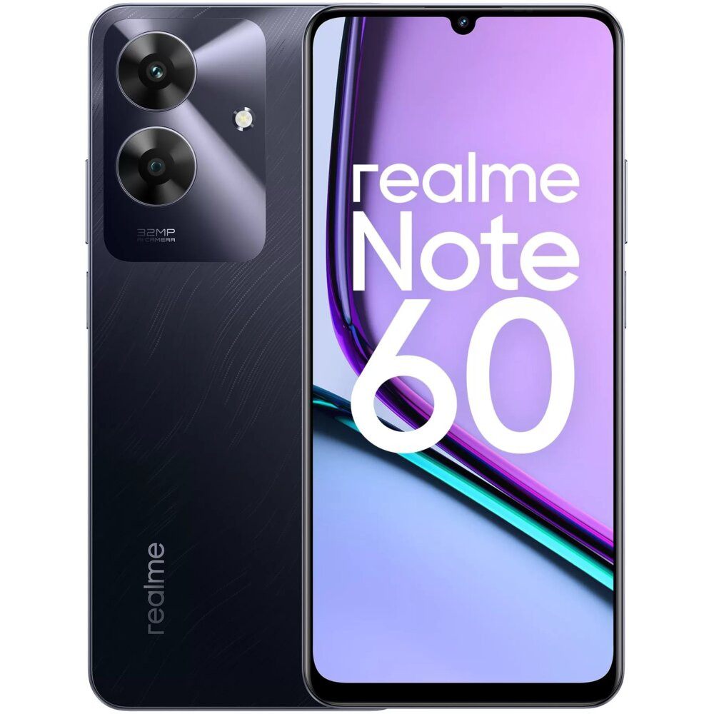 Smartfon REALME Note 60 6/128GB 6.74" 90Hz Czarny