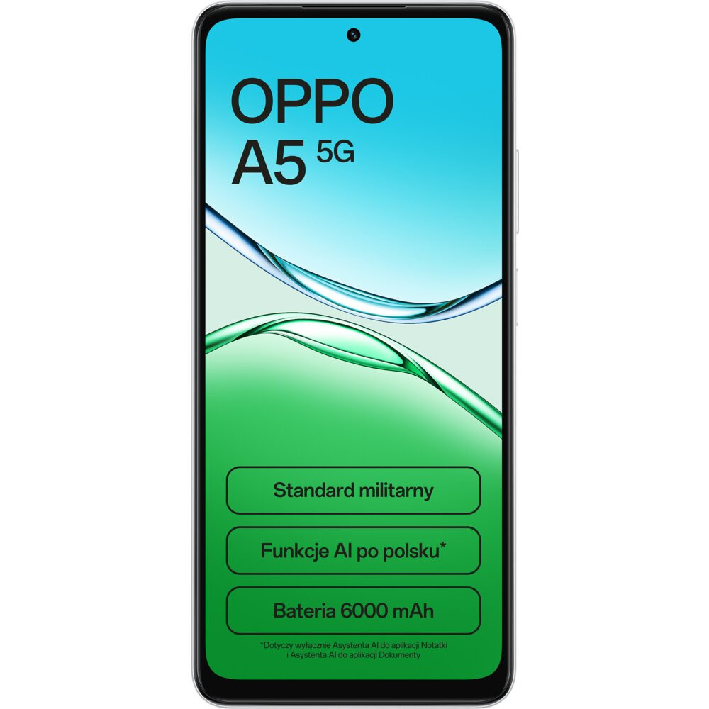 Smartfon OPPO A5 5G 4/128GB 6.67" 120Hz Biały