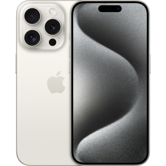 Smartfon APPLE iPhone 15 Pro (odnowiony, nieaktywowany) 5G 1TB 6.1" 120Hz Tytan biały (CPO)