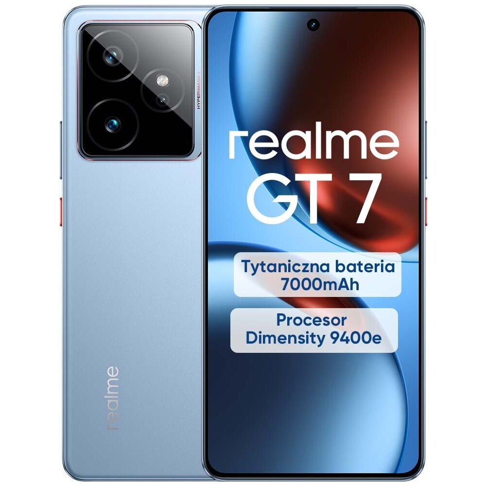 Smartfon REALME GT 7 5G 12/256GB 6.78" 120Hz Niebieski