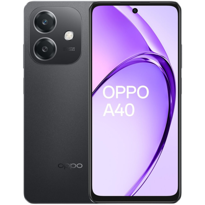 Smartfon OPPO A40 6/128GB 6.67" 90Hz Czarny