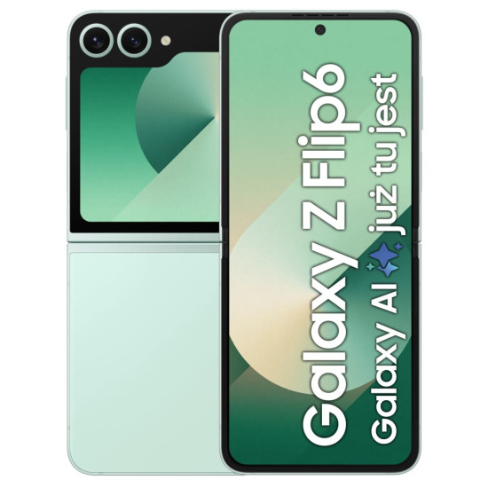 Smartfon SAMSUNG Galaxy Z Flip 6 5G 12/256GB 6.7" 120Hz Miętowy SM-F741