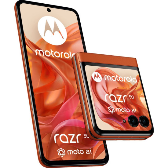 Smartfon MOTOROLA Razr 50 8/256GB 5G 6.9" 120Hz Pomarańczowy