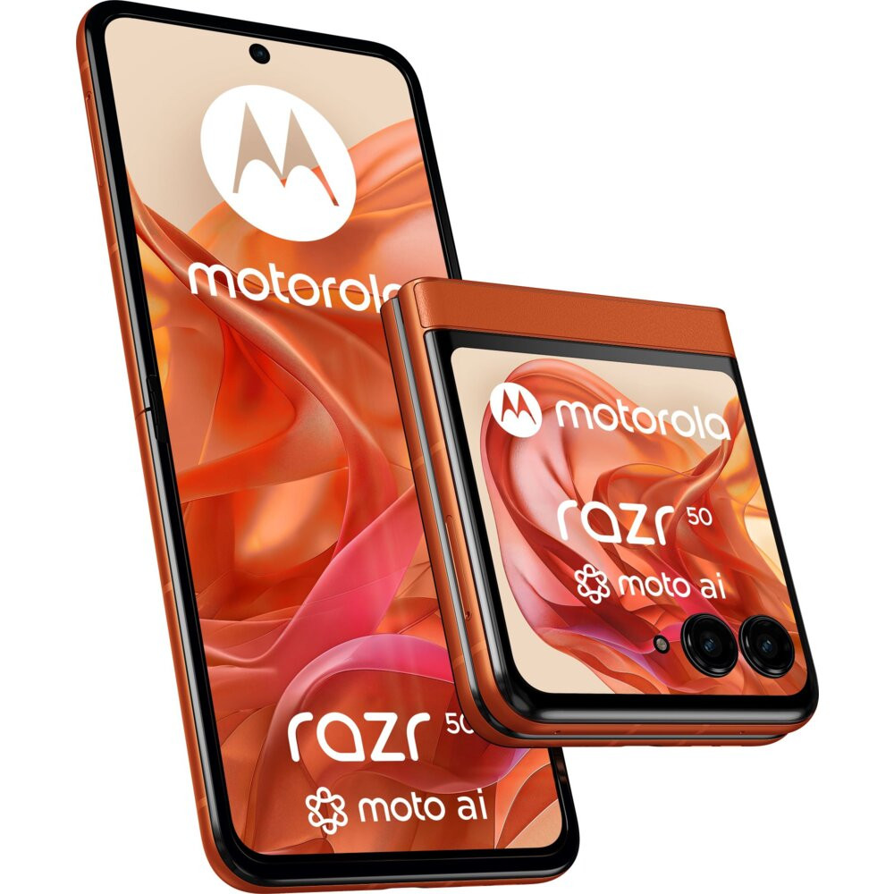 Smartfon MOTOROLA Razr 50 8/256GB 5G 6.9" 120Hz Pomarańczowy