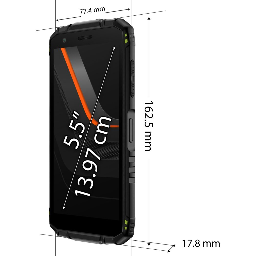Smartfon DOOGEE Fire 3 Ultra 6/256GB 5.5" Pomarańczowy