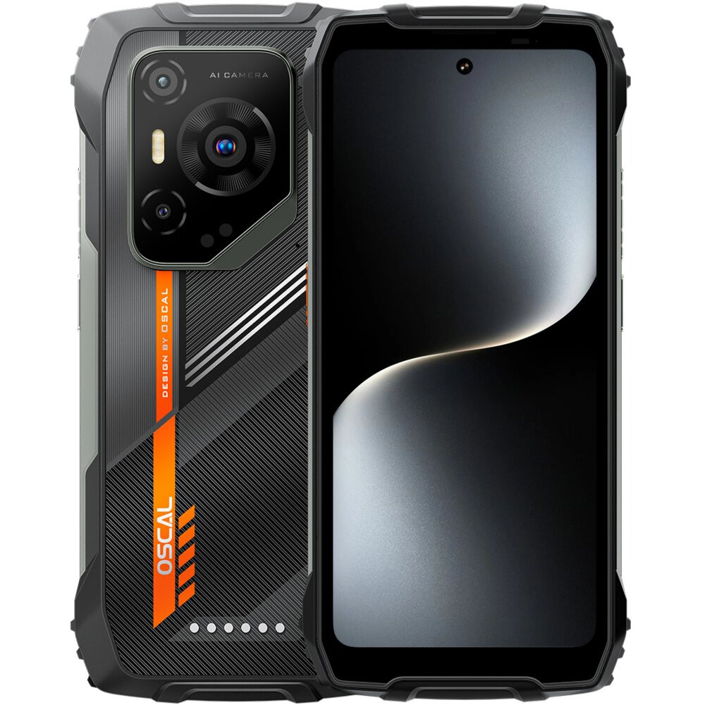 Smartfon OSCAL Pilot 3 5G 12/256GB 6.78" 120Hz Czarny