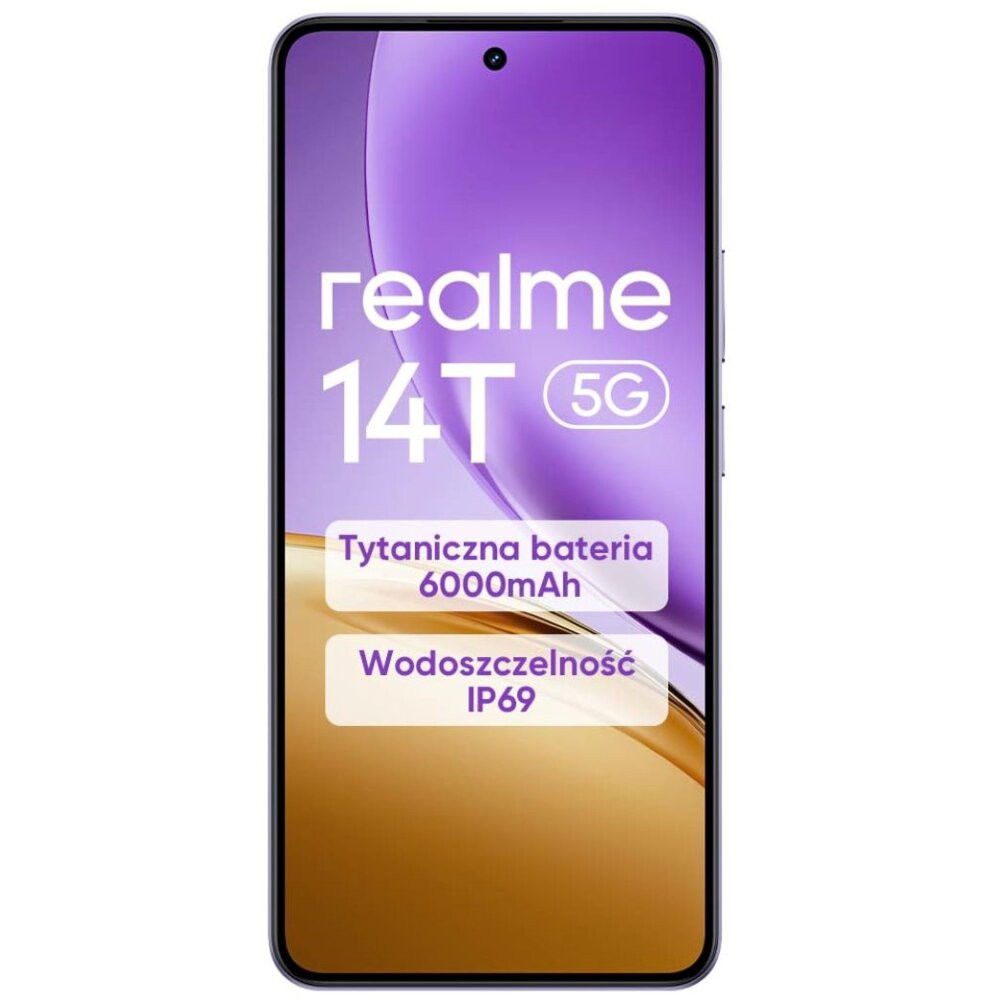 Smartfon REALME 14T 5G 8/256GB 6.67" 120Hz Fioletowy