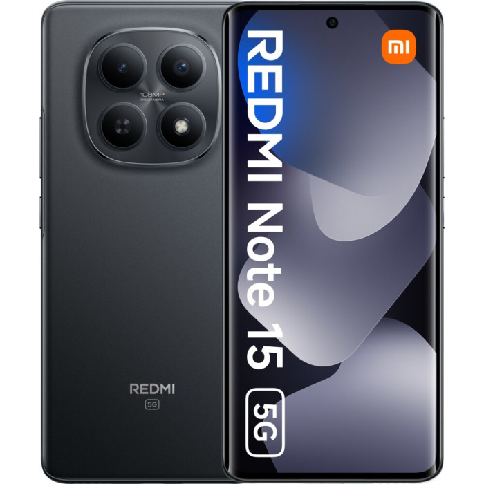 Smartfon XIAOMI Redmi Note 15 5G 6/128GB 6.77" 120Hz Czarny