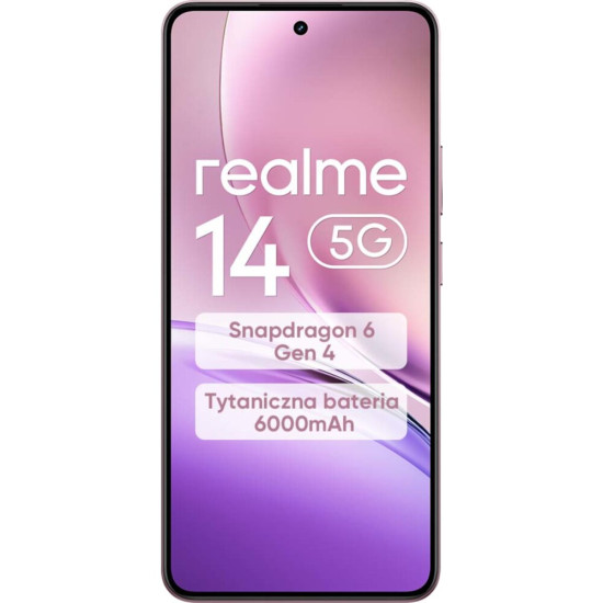 Smartfon REALME 14 5G 12/256GB 6.67" 120Hz Różowy