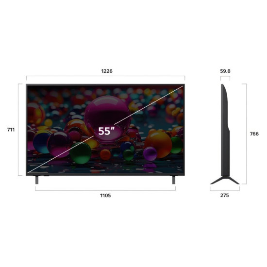 Telewizor LG 55UA75006LA 55" LED 4K WebOS Dolby Atmos HDMI 2.1