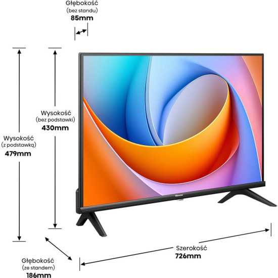 Telewizor HISENSE 32A4Q 32” LED VIDAA