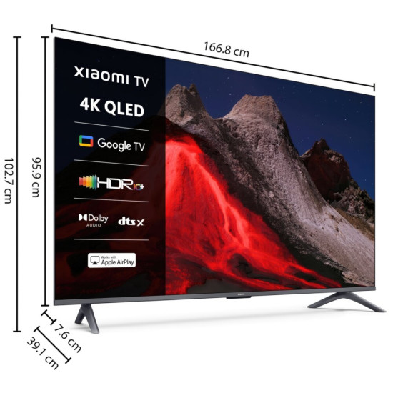 Telewizor XIAOMI A Pro 2026 75" QLED 4K Google TV