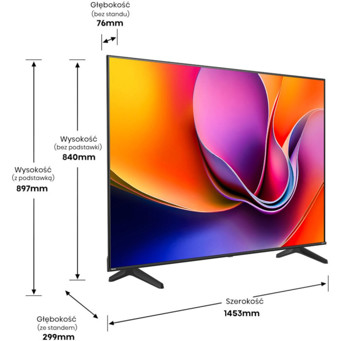 Telewizor HISENSE 65A6Q 65" LED 4K VIDAA Dolby Vision HDMI 2.1