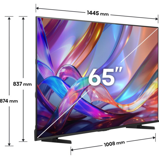 Telewizor HISENSE 65E77S 65" QLED 4K VIDAA Dolby Atmos Dolby Vision HDMI 2.1