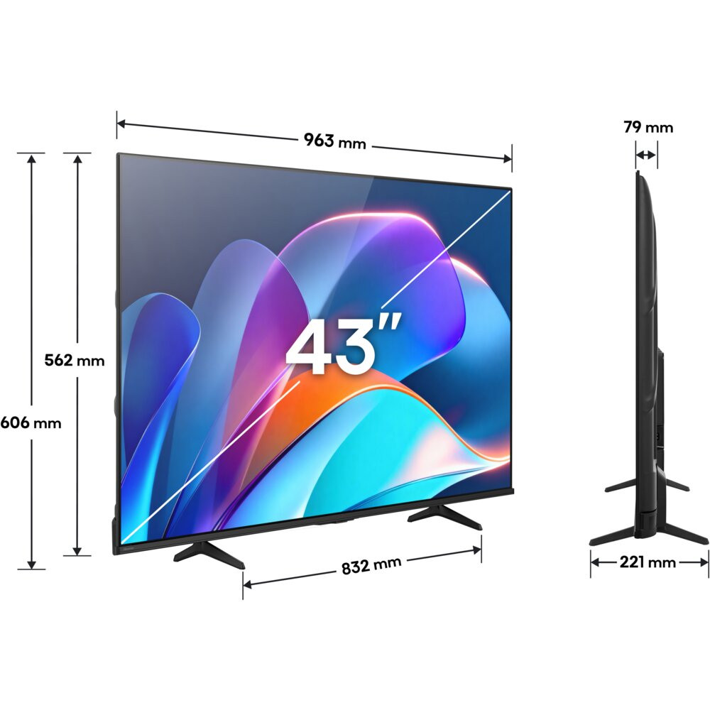 Telewizor HISENSE 43A6S 43" 4K VIDAA Dolby Vision HDMI 2.1