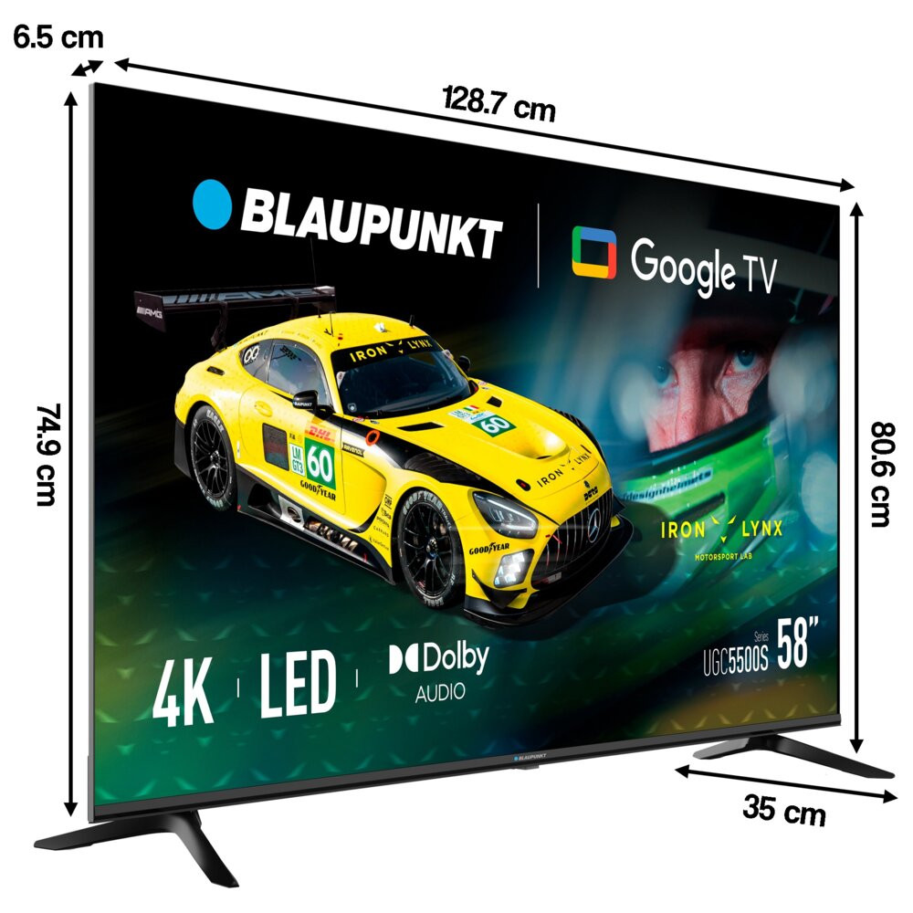 Telewizor BLAUPUNKT 58UGC5500S 58" LED 4K Google TV HDMI 2.1