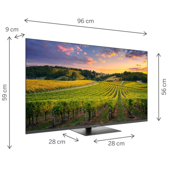 Telewizor THOMSON 43QG5C14 43" QLED 4K Google TV Dolby Atmos Dolby Vision HDMI 2.1