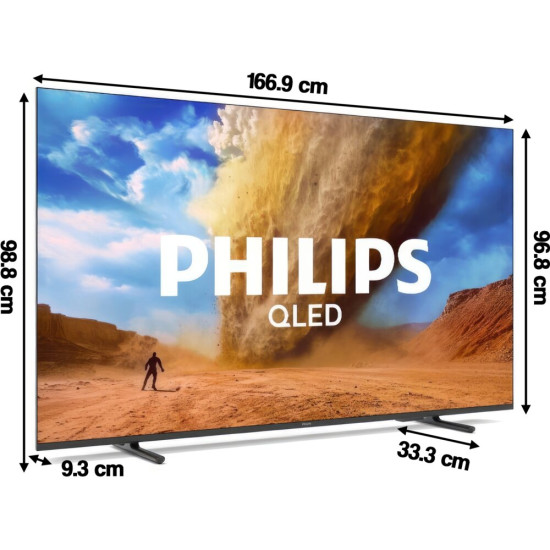 Telewizor PHILIPS 75PUS7810 75" QLED 4K Titan OS Dolby Atmos