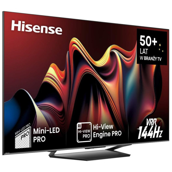 Telewizor HISENSE 85U7NQ 85" MINILED 4K 144Hz VIDAA Full Array Dolby Atmos Dolby Vision HDMI 2.1