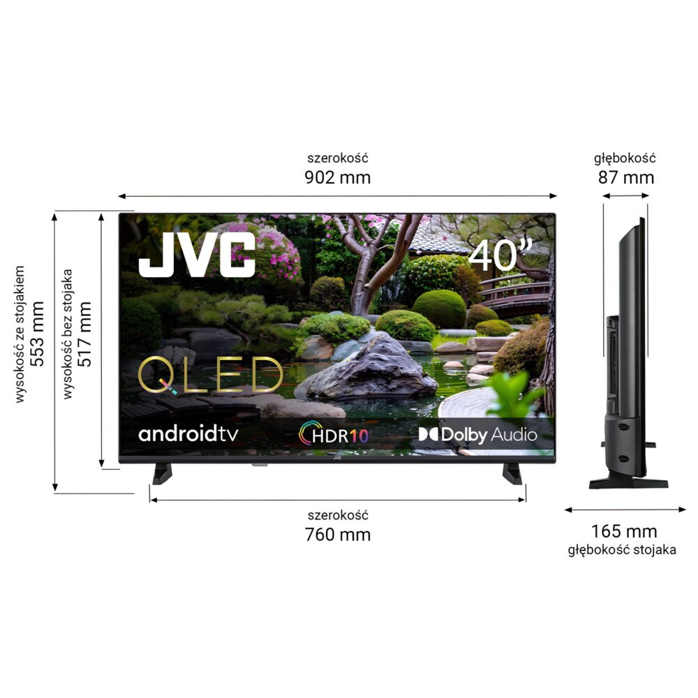 Telewizor JVC LT-40VQF54PA 40" QLED Android TV