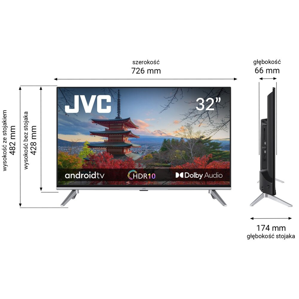Telewizor JVC LT-32VAF5300 32" LED Android TV