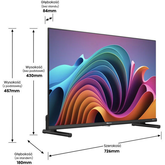 Telewizor HISENSE 32A5NQ 32" QLED VIDAA Dolby Atmos