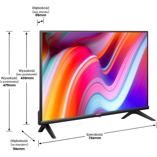 Telewizor HISENSE 32A4K 32" LED VIDAA