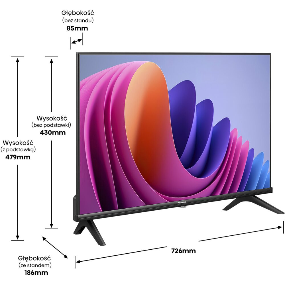 Telewizor HISENSE 32A4N 32" LED VIDAA