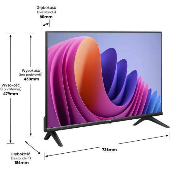 Telewizor HISENSE 32A4N 32" LED VIDAA