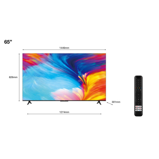 Telewizor TCL 65P635 65" LED 4K Google TV Dolby Vision HDMI 2.1