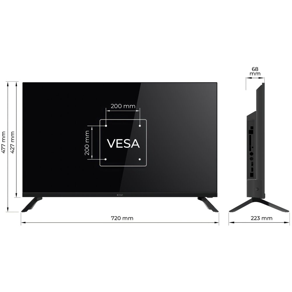 Telewizor KIVI 32H730QB 32" LED Android TV