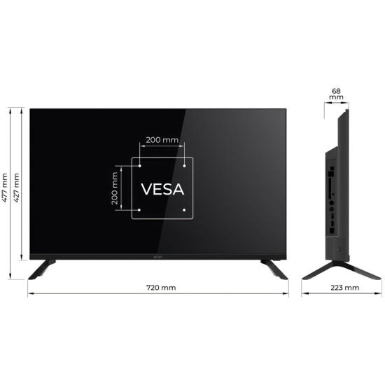 Telewizor KIVI 32H730QB 32" LED Android TV