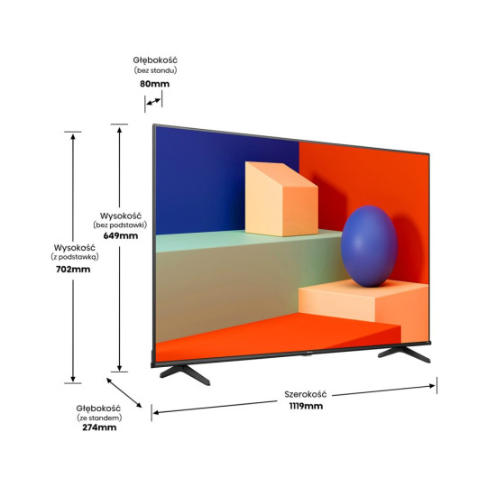 Telewizor HISENSE 50A6K 50" LED 4K VIDAA Dolby Vision