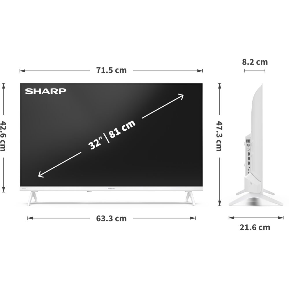 Telewizor SHARP 32HE2745EW 32" LED TiVo OS