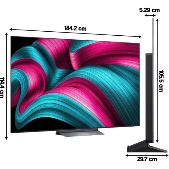 Telewizor LG 83C54LA 83" OLED 4K 144Hz VRR WebOS TV Dolby Vision Dolby Atmos HDMI 2.1