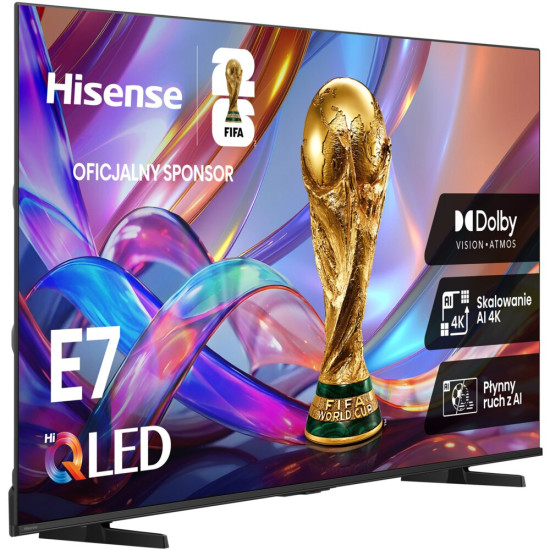 Telewizor HISENSE 85E7S 85" QLED 4K VIDAA Dolby Atmos Dolby Vision HDMI 2.1