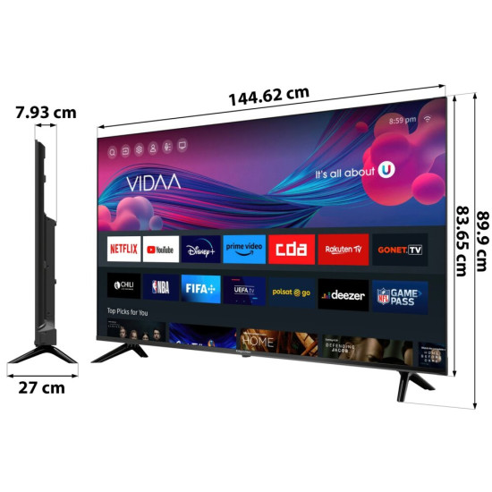 Telewizor KRUGER&MATZ KM0265UHD-V 65" LED 4K Vidaa TV