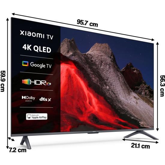 Telewizor XIAOMI A Pro 2026 43" QLED 4K Google TV