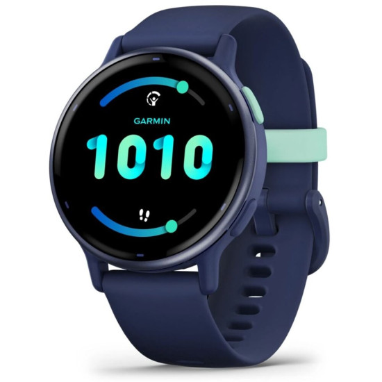 Smartfon Smartwatch Garmin Vivoactive 5 Ciemnoniebieska Koperta Z Niebieska Ramka