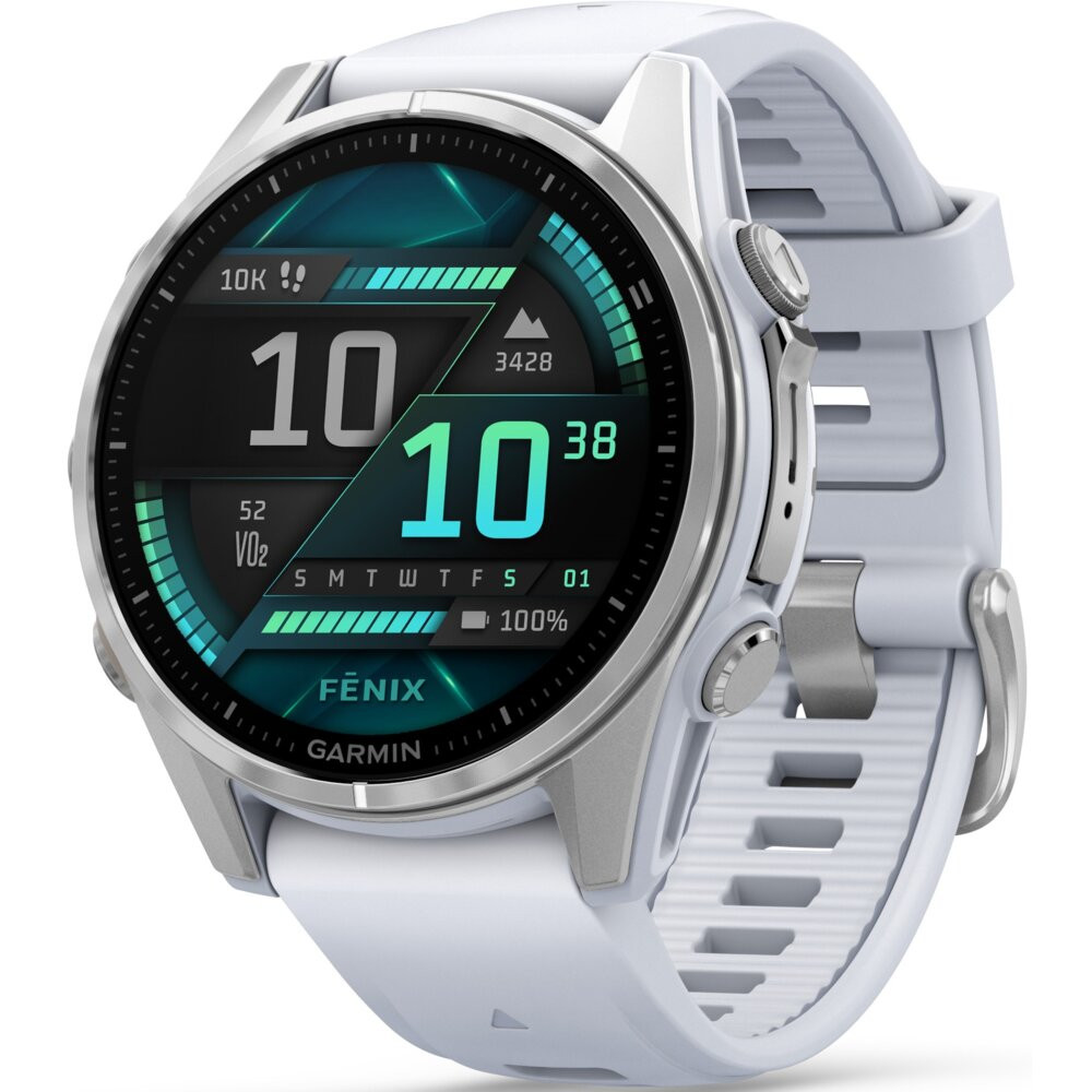 Smartfon Smartwatch Garmin Fenix 8 43mm Srebrno Bialy