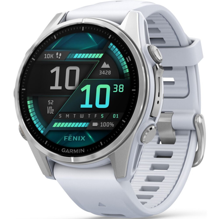 Smartfon Smartwatch Garmin Fenix 8 43mm Srebrno Bialy