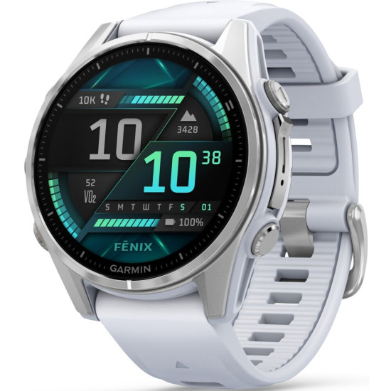 Smartfon Smartwatch Garmin Fenix 8 43mm Srebrno Bialy