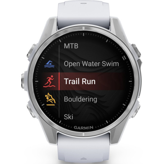 Smartfon Smartwatch Garmin Fenix 8 43mm Srebrno Bialy
