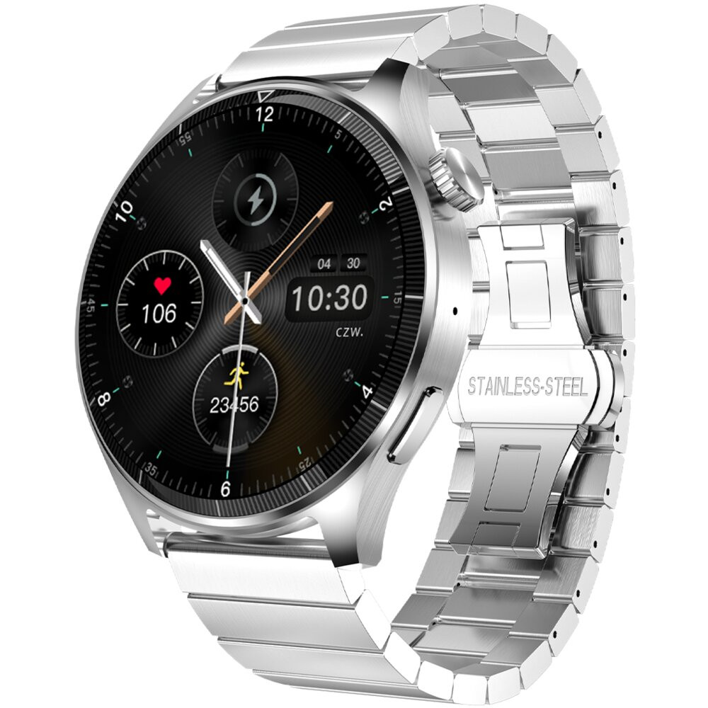 Smartfon Smartwatch Forever Grand 2 Sw 710 Srebrny