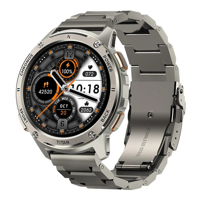 Smartfon Smartwatch Maxcom Fw110 Titan Chronos Srebrny