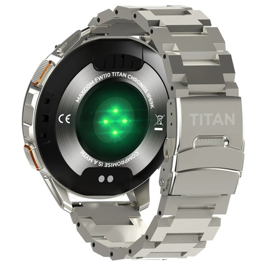 Smartfon Smartwatch Maxcom Fw110 Titan Chronos Srebrny