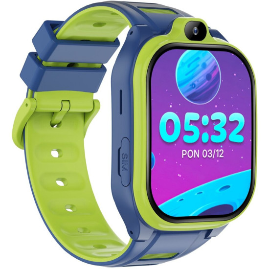 Smartfon Smartwatch Forever Kids Boost Kw 530 Ai GPS Wifi 4G Niebiesko Zielony