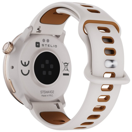 Smartfon Smartwatch Stelio Activ Pro Ai GPS 46mm Tytan Zloty