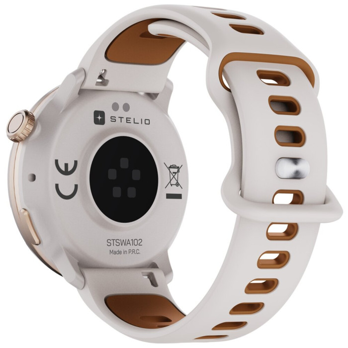Smartfon Smartwatch Stelio Activ Pro Ai GPS 46mm Tytan Zloty